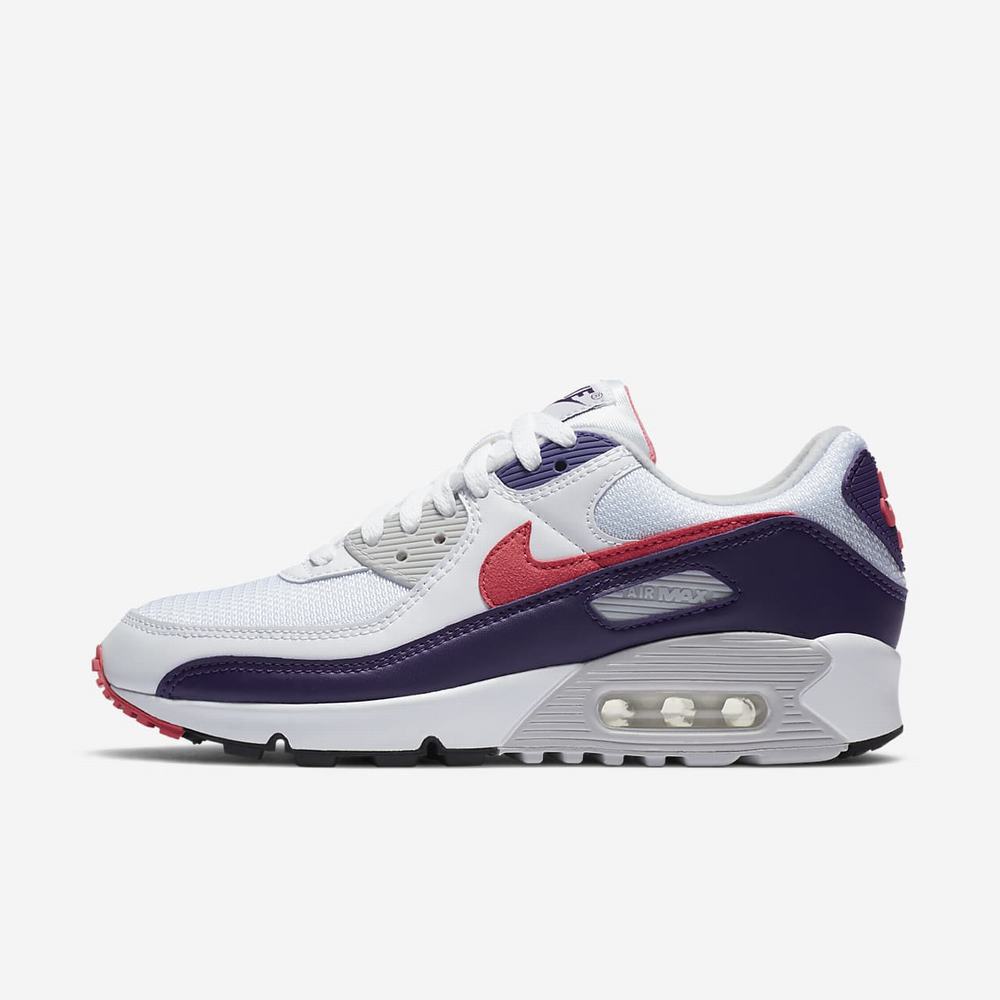 Sneakers Nike Air Max III Blanche 0126-947 White/Flare/Zen Grey/Eggplant Femme | BGG-14977854